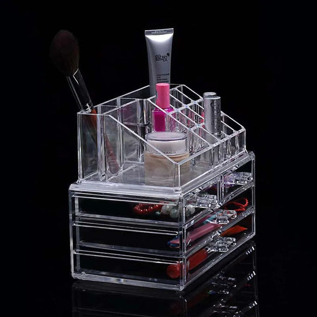 Acrylic Transparent Makeup Organizer 💄✨