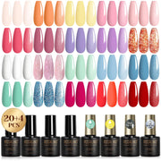 ROSALIND 24PCS Gel Nail Polish Set with Base & Top Coats 💅✨