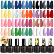 ROSALIND 24PCS Gel Nail Polish Set with Base & Top Coats 💅✨