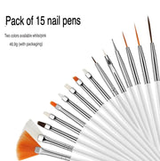 20PCS Nail Art Design Dotting Painting Drawing Polish Brush Pen Tools UV Gel 💅🎨