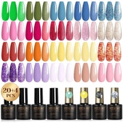 ROSALIND 24PCS Gel Nail Polish Set with Base & Top Coats 💅✨