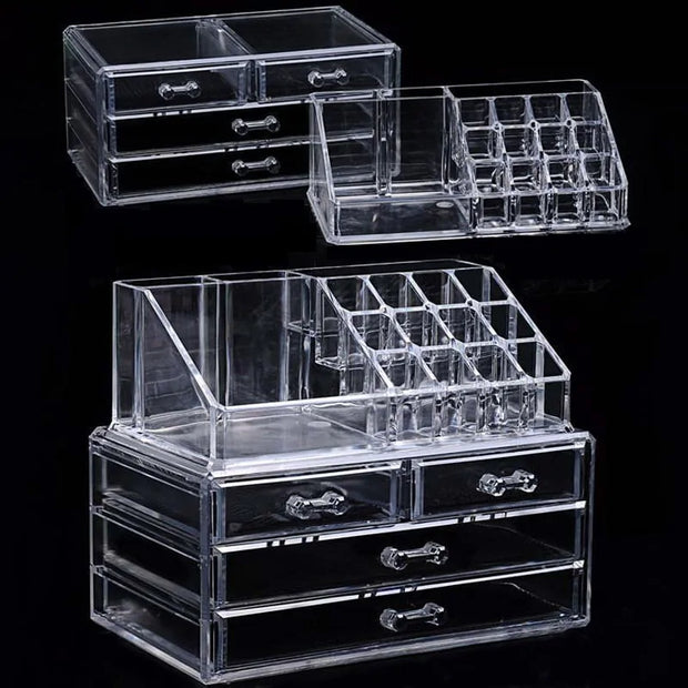 Acrylic Transparent Makeup Organizer 💄✨